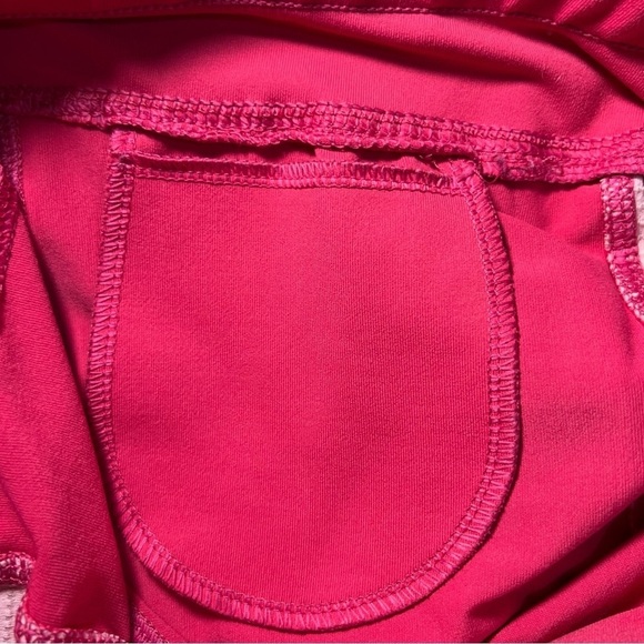 TuffRider Girl’s Ventilated Schooling Riding Tights Pink - Picture 7 of 11